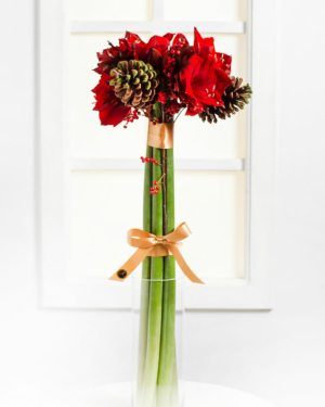 Elegáns csokor amarillisszel
